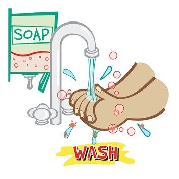 Cartoon Hand Washing Clip Art