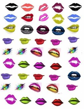 Cartoon Lips Clip Art N4