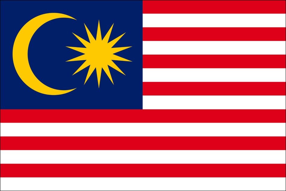 Malaysia Flag drawing