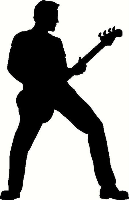Guitar Player Silhouette N2
