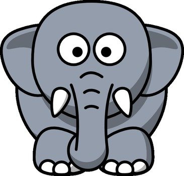 Cartoon Elephant Clip Art N2