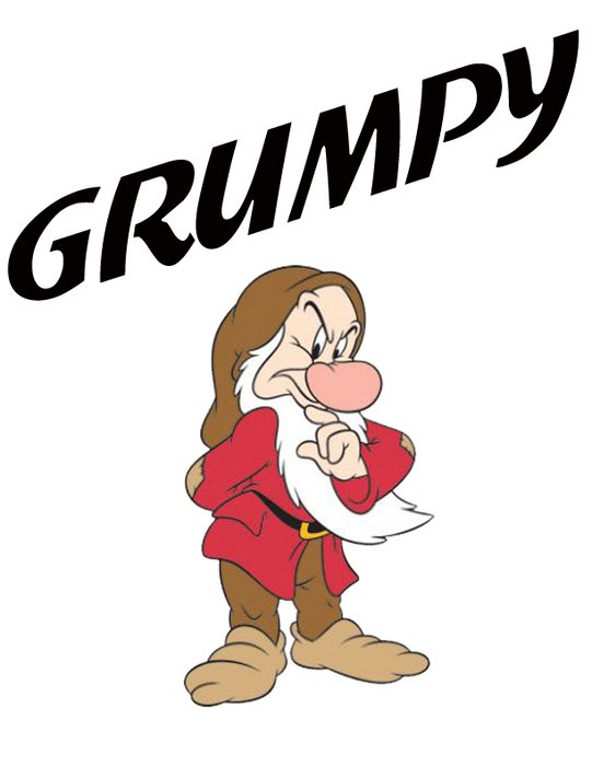 Grumpy Clip Art