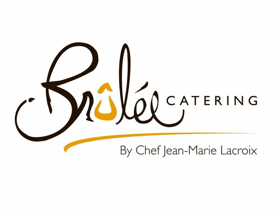 Brulee Catering by Chef Jean-Marie Lacroix as a Logo