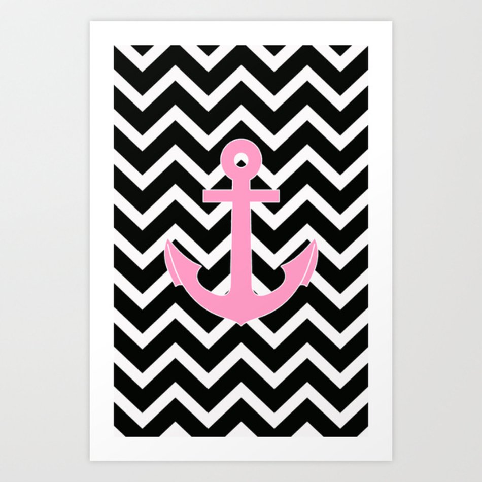 Pink Chevron Clip Art