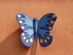 blue butterfly figurine