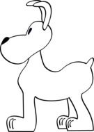 Dog Funny drawing