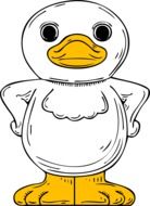 graphic image of a rubber duck