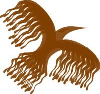 graphic image of an elegant bird