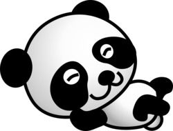 Cartoon Panda Bear