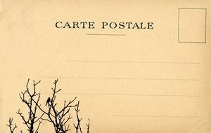 Postcard Vintage drawing