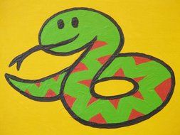 clipart of the cartoon snake
