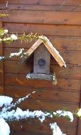 picture of the wooden bird house