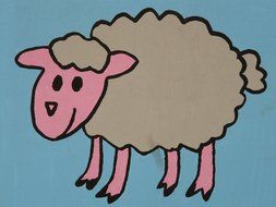 Sheep Cartoon comic Drawing