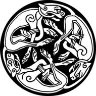 Celtic Symbols Animals drawing