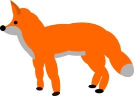 Fox funny drawing