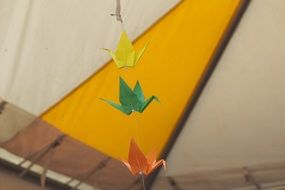 Bird Origami Decoration
