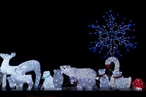 animal shaped christmas decorations