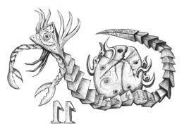 graphic image of a mystical scorpion