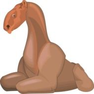 Sitting animal clipart