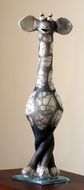 Ceramic figurine of an African Giraffe