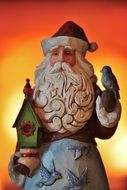 Santa Claus ceramic figure