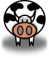 farm Cow Cartoon drawing