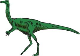 Dinosaur Green cartoon drawing