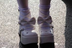 white shoes as style