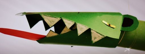 green paper rodent