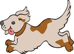 Ä°llustration of Puppy running