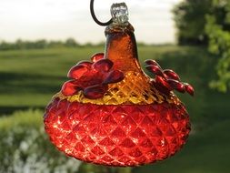 Hummingbird glass