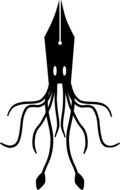 Squid Pen as a drawing