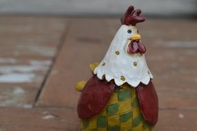 ceramic rooster figurine