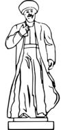 Berdakh Poet drawing