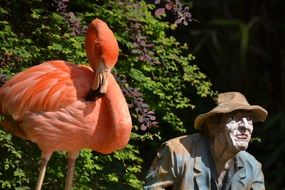 Picture of Flamingo Statue