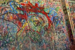 abstract painting of the philanthropist guggenheim