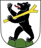 emblem with black bear