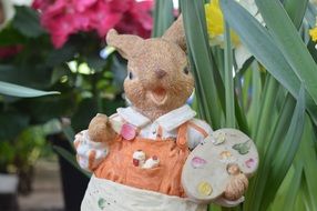 Bunny Easter garden statue