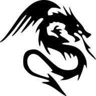 mystic black dragon