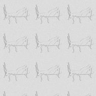 Cricket set Insect drawing