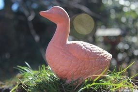 Goose figurine outdoor