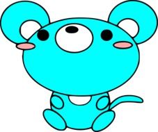 Mouse cartoon drawing