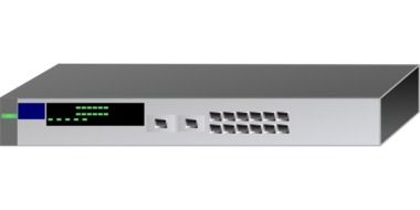 Picture of internet router