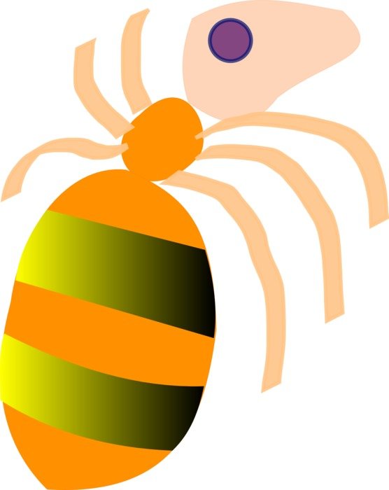 painted yellow wasp