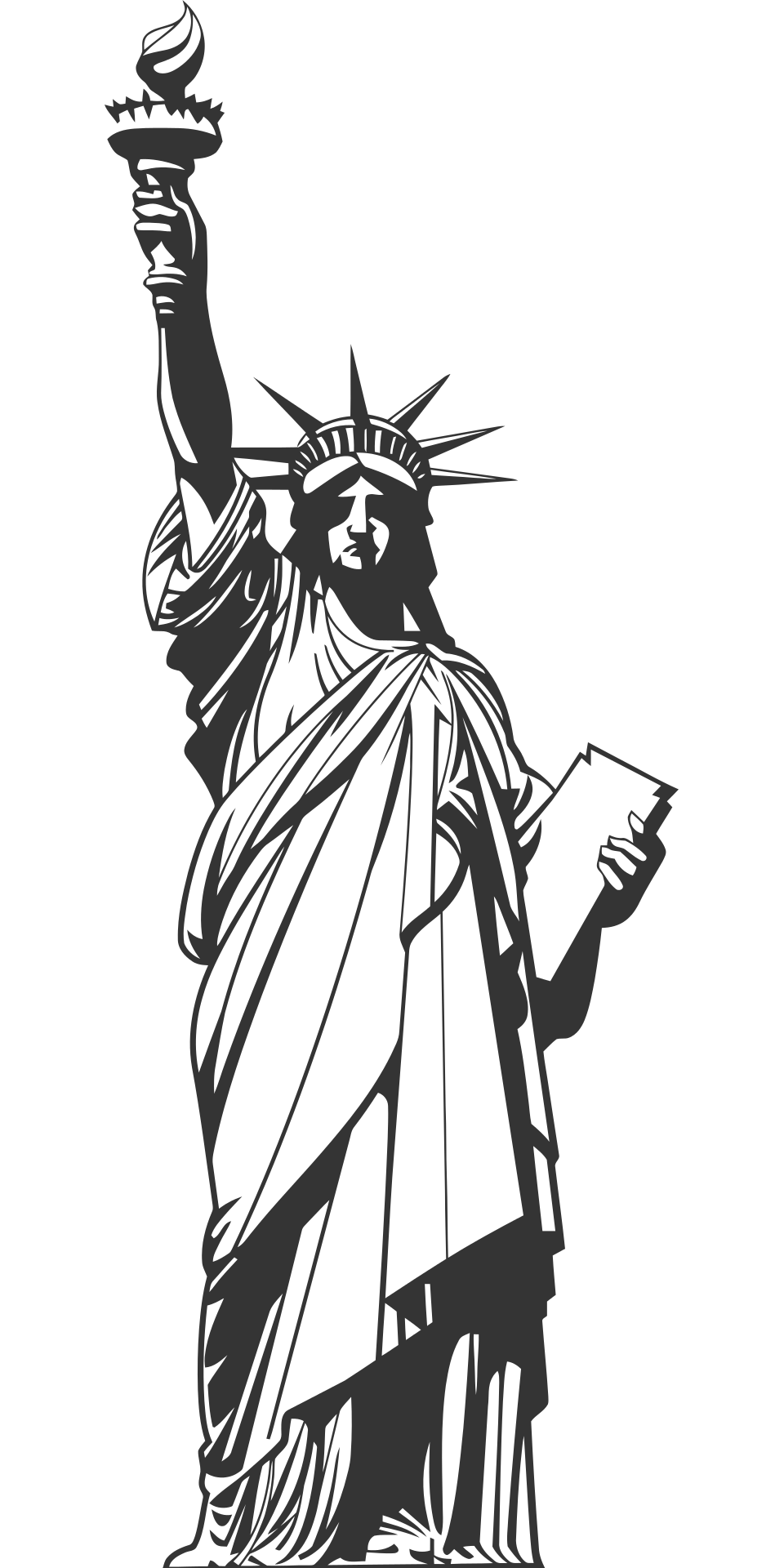 Statue of liberty as a symbol of the usa free image download