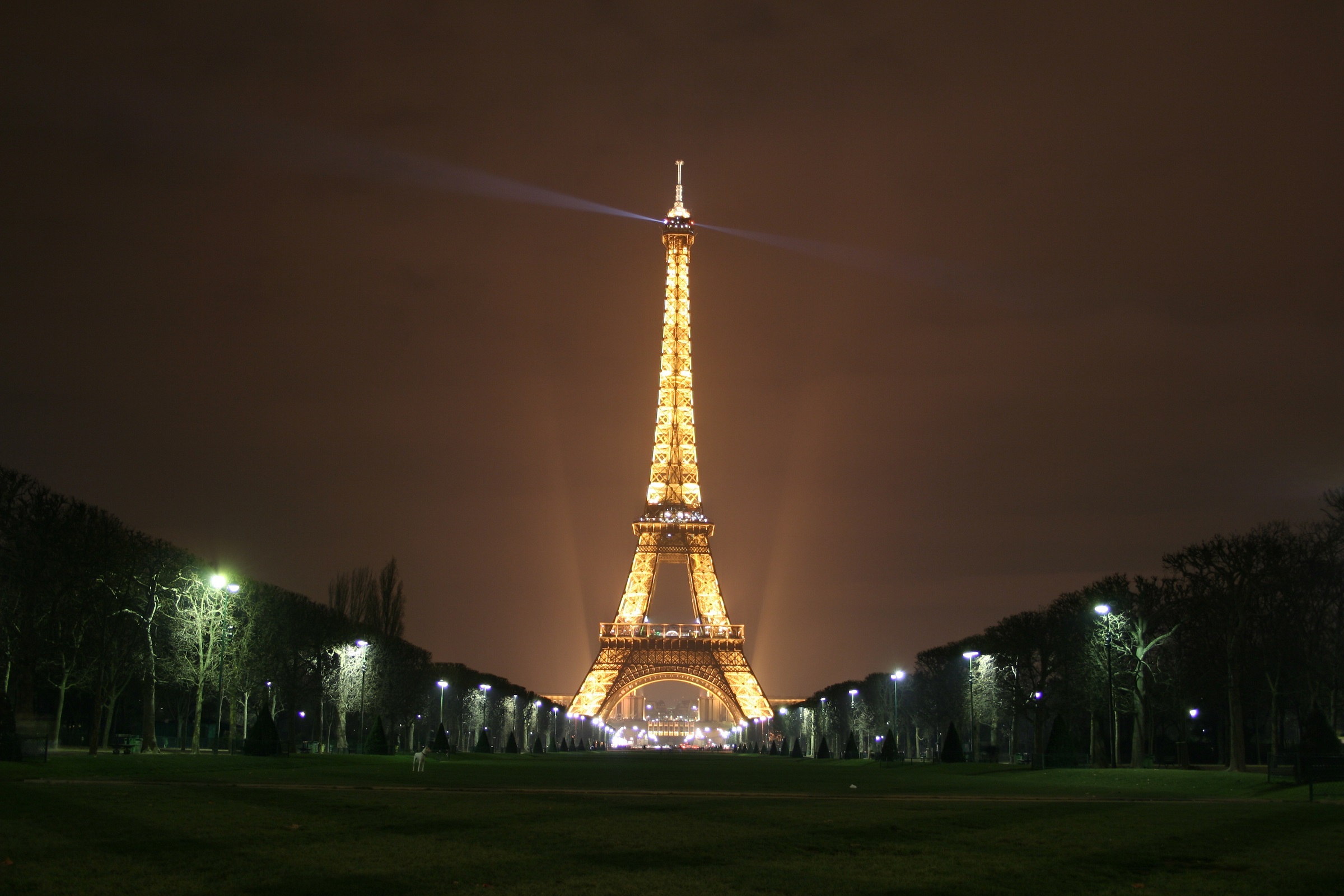 Paris Tour Eiffel Сумерки