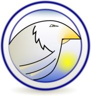 Eagle vector Round icon