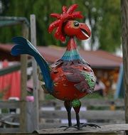 Sheet deco of the rooster