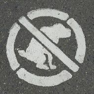 White Dogs Signs Symbol