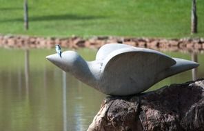 Stone bird Sculpture
